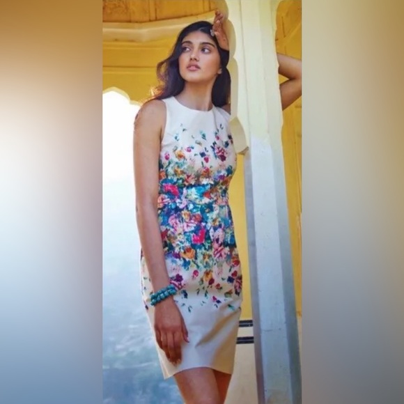 Anthropologie Dresses & Skirts - Anthropologie Maeve Tea Garden Floral Sheath Dress